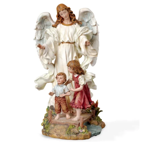 Angel de la Guarda con ni?os 25cm