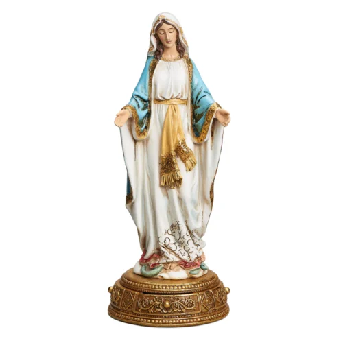 Virgen Milagrosa con alhajero 26cm