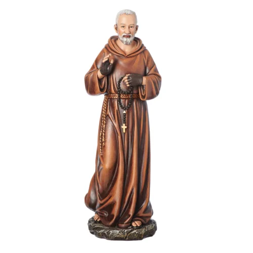 Escultura Padre Pio 27cm