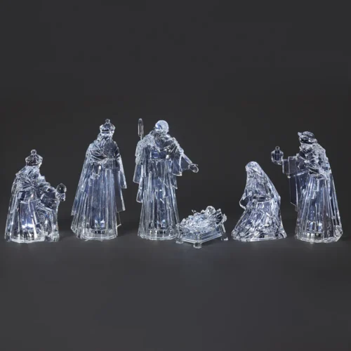Nacimiento Acrílico LED (6 pcs) 27cm