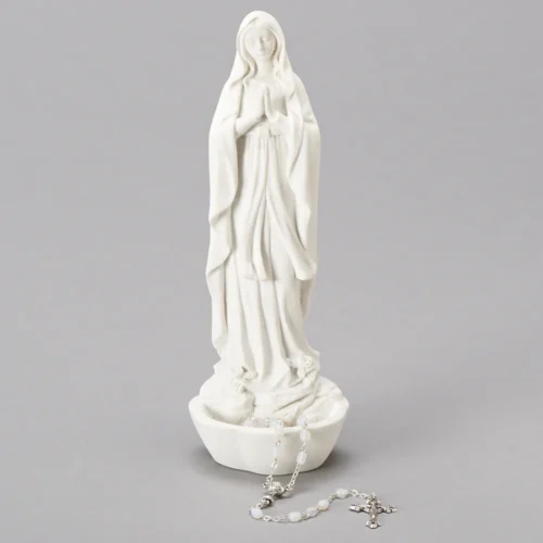 Virgen Con Base Para Rosario 20cm Joseph's Studio