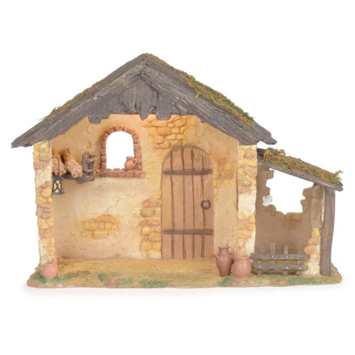 Establo Iluminado Led Escala 5 Pulgadas Nacimiento Fontanini