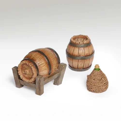3pza Set Barrel and Carboy, Escala 5 pulgadas