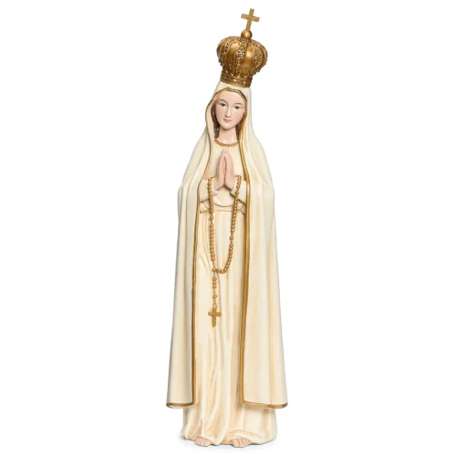 Virgen De Fatima 35cm, Joseph's Studio, Poliresina.